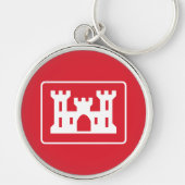 US-Ingenieurkorps DOD Military Schlüsselanhänger (Vorne)