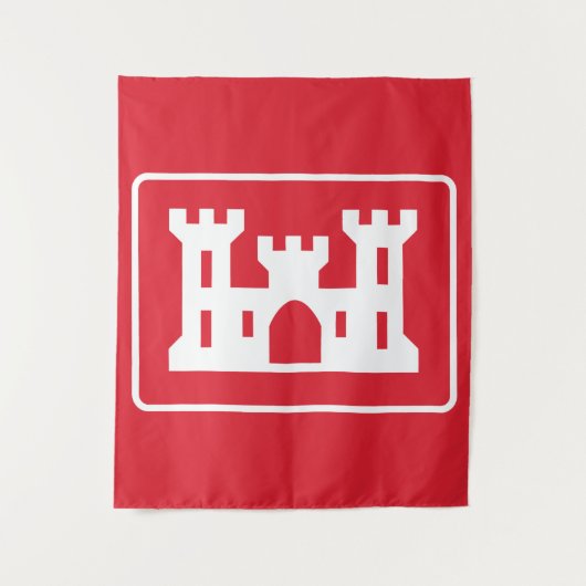 US-Ingenieurkorps DOD Military Wandteppich (Vorderseite)