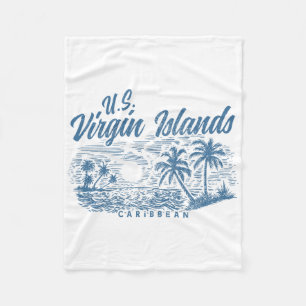 Us Jungferninseln Pride Beach Urlaub Usvi Vintag Fleecedecke