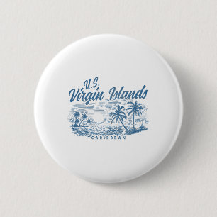Us Jungferninseln Pride Beach Urlaub Usvi Vintage Button