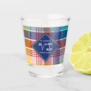 US Jungferninseln St. Thomas USVI Madras Karibik Schnapsglas