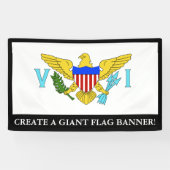 US-Jungferninselnflagge Banner (Horizontal)