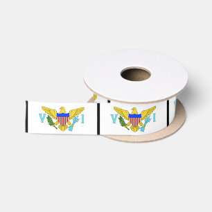 US-Jungferninselnflagge Satinband