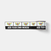 US-Jungferninselnflagge Satinband (Vorderseite)