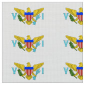 US-Jungferninselnflagge Stoff (Nahaufnahme)