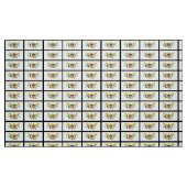 US-Jungferninselnflagge Stoff (Fat Quarter (45,7 x 55,9 cm))