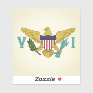 US-Jungfrau Aufkleber