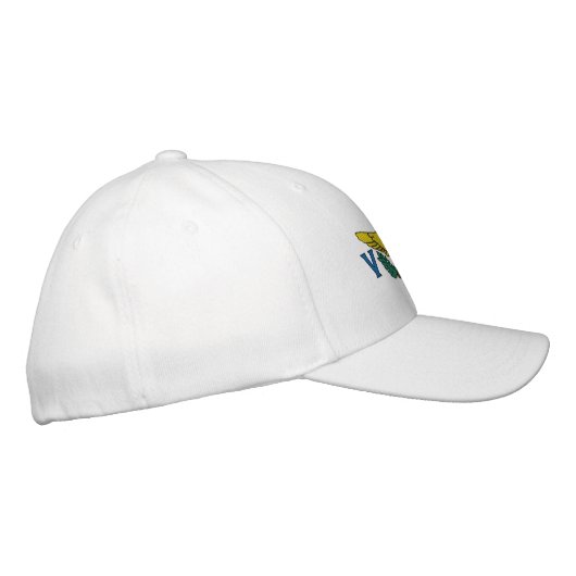 US-JUNGFRAU-INSELN BESTICKTE BASEBALLKAPPE (Rechts)