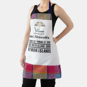 US-Jungfrau Inseln Madras Karibik Persönliche Bezi Schürze (InSitu)