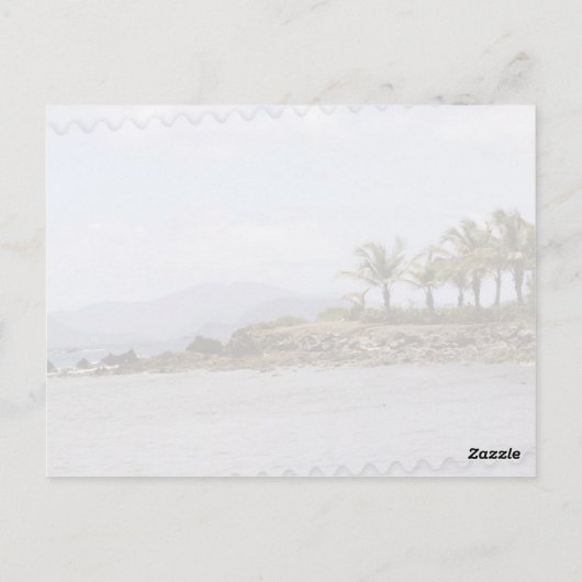 US-Jungfrau-Inseln - St. John's Trunk Bay Postkarte (Rückseite)