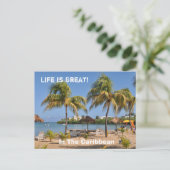 US Jungfrau Islands Caribbean Beach Tropical Ocean Postkarte (Stehend Vorderseite)