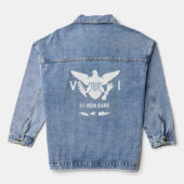 US Jungfrau Islands Denim Jacket Jeansjacke (Rückseite)