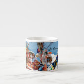 US Jungfrau Islands Flag Moko Jumbies St. Croix US Espressotasse (Vorderseite)