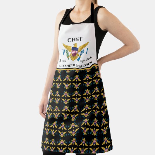 US Jungfrau Islands Flag St. Croix USVI Koch Schürze (InSitu)