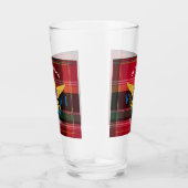 US Jungfrau Islands Flag St. Croix USVI Madras Glas (Rechts)