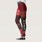 US Jungfrau Islands Flag St. Croix USVI Madras Leggings (Links)