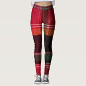 US Jungfrau Islands Flag St. Croix USVI Madras Leggings (Vorderseite)