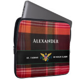 US Jungfrau Islands Flag St. Thomas Madras Custom Laptopschutzhülle (Vorne Rechts)
