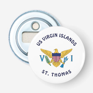 US Jungfrau Islands Flag St. Thomas USVI Flaschenöffner