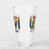 US Jungfrau Islands Flag St. Thomas USVI Glas (Rechts)