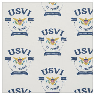 US Jungfrau Islands Flag St. Thomas USVI Karibik  Stoff