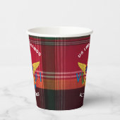 US Jungfrau Islands Flag St. Thomas USVI Pappbecher (Links)