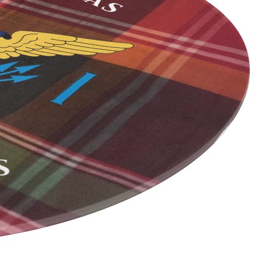 US Jungfrau Islands Flag St. Thomas USVI Schneidebrett (Ecke)