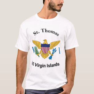 US Jungfrau Islands Flag St. Thomas USVI T-Shirt