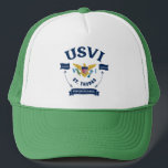 US Jungfrau Islands Flag St. Thomas USVI Tropical Truckerkappe<br><div class="desc">US Jungfrau Islands Flag St. Thomas USVI Tropical Trucker Hat zu zeigen US Jungfrau Islands Stolz durch das Tragen der Hut St. Thomas,  US Jungfrau Islands Flag zeigt VI Strong. Es hat auch auf sie geschrieben St. Thomas Thomian Culture.</div>