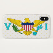 US Jungfrau Islands Flag Telefon Case-Mate iPhone Hülle (Rückseite (Horizontal))