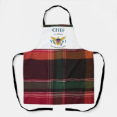 US Jungfrau Islands Flag USVI St. Croix Madras Schürze (Vorderseite)