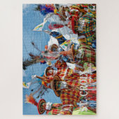 US Jungfrau Islands Flags Moko Jumbies St. Croix Puzzle (Vertikal)