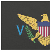 US Jungfrau Islands Flags USVI American Paradise Stoff (Nahaufnahme)