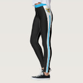 US Jungfrau Islands mode Leggings, Flag, schwarz Leggings (Links)