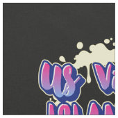 US Jungfrau Islands Muster USVI Stoff (Nahaufnahme)