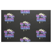 US Jungfrau Islands Muster USVI Stoff (Fat Quarter (45,7 x 55,9 cm))