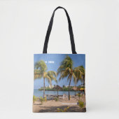 US Jungfrau Islands St Croix Beach Palms Tropical Tasche (Vorderseite)