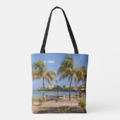 US Jungfrau Islands St Croix Beach Palms Tropical Tasche (Rückseite)