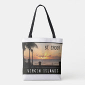 US Jungfrau Islands St. Croix Caribbean Sunset Tasche (Rückseite)