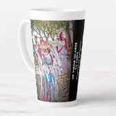 US Jungfrau Islands St. Croix Masquerader Custom Milchtasse (Linke Ecke)