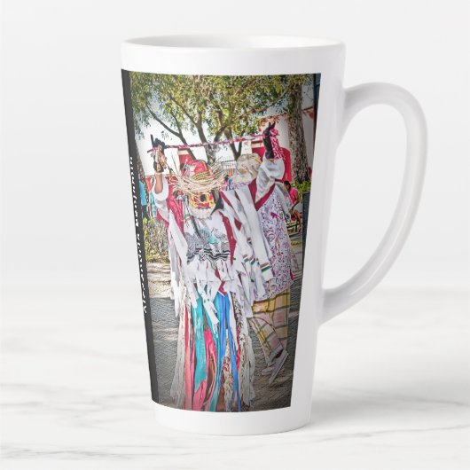 US Jungfrau Islands St. Croix Masquerader Custom Milchtasse (Rechts)