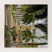 US Jungfrau Islands St. Croix Palm Trees Tropical Puzzle (Horizontal)