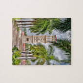 US Jungfrau Islands St. Croix Palm Trees Tropical Puzzle (Horizontal)