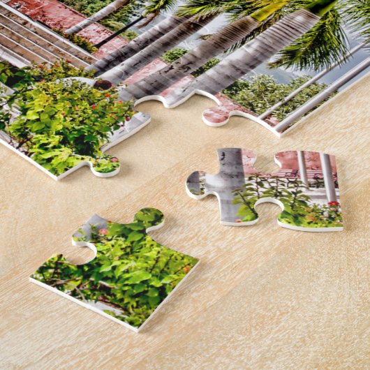 US Jungfrau Islands St. Croix Palm Trees Tropical Puzzle (Seite)