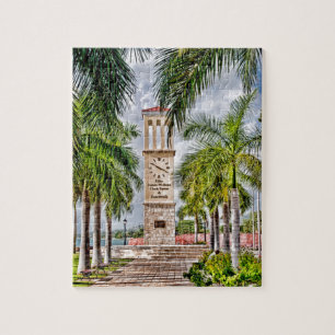 US Jungfrau Islands St. Croix Palm Trees Tropical Puzzle