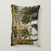 US Jungfrau Islands St. Croix Palm Trees Tropical Zierkissen (Rückseite(Vertikal))