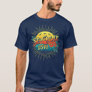 US Jungfrau Islands St Croix Tropical Sunset USVI T-Shirt