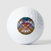 US Jungfrau Islands St Croix USVI Golfball (Vorderseite)
