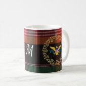 US Jungfrau Islands St Croix USVI Madras Custom Kaffeetasse (VorderseiteRechts)