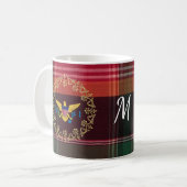 US Jungfrau Islands St Croix USVI Madras Custom Kaffeetasse (Vorderseite Links)